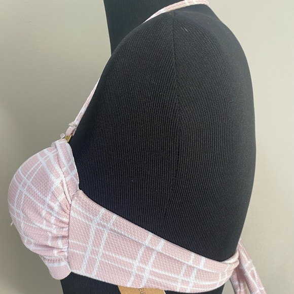 Cremieux Pink Swimsuit Bikini Top medium - Picture 6 of 8